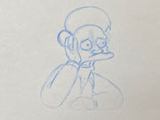 The Simpsons - Original drawing of Apu Nahasapeemapetilon